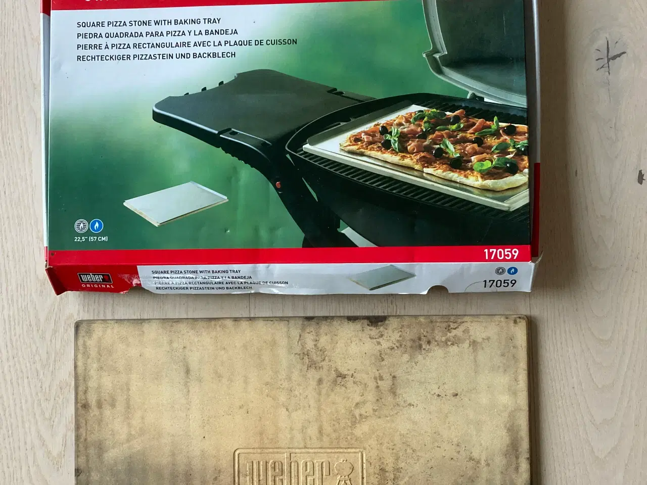 Billede 1 - Weber original pizza stone