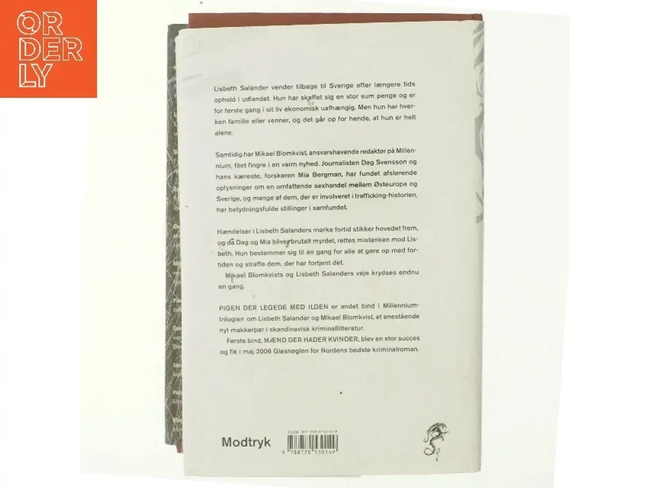Billede 3 - Pigen Der Legede Med Ilden af Stieg Larsson (Bog)