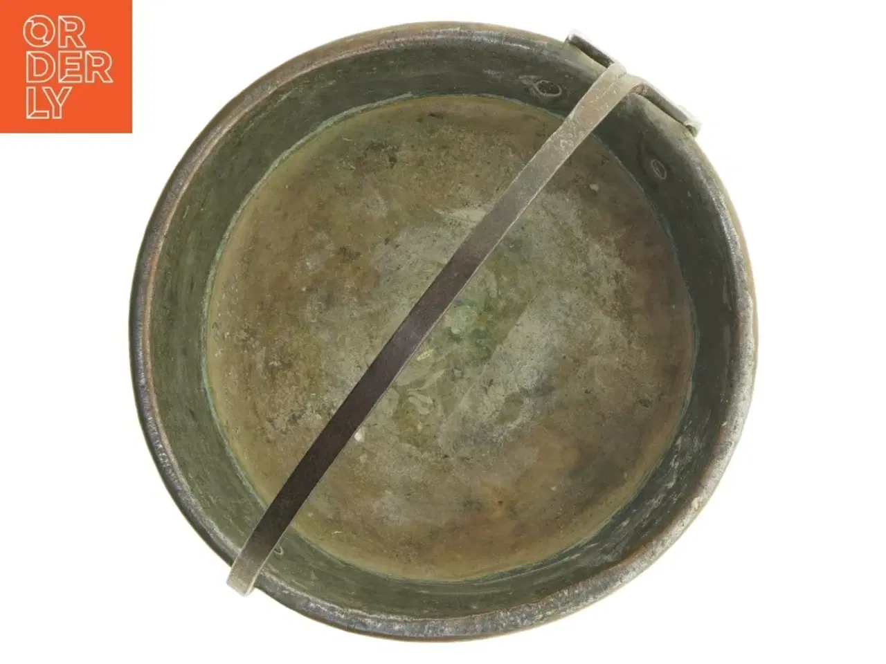 Billede 3 - Antik kobber fad spand (str. Ø. 31 cm)