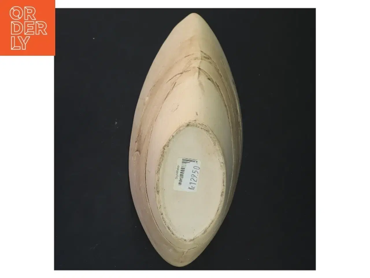 Billede 3 - Keramisk skål med tekstur (str. 25x10 cm)