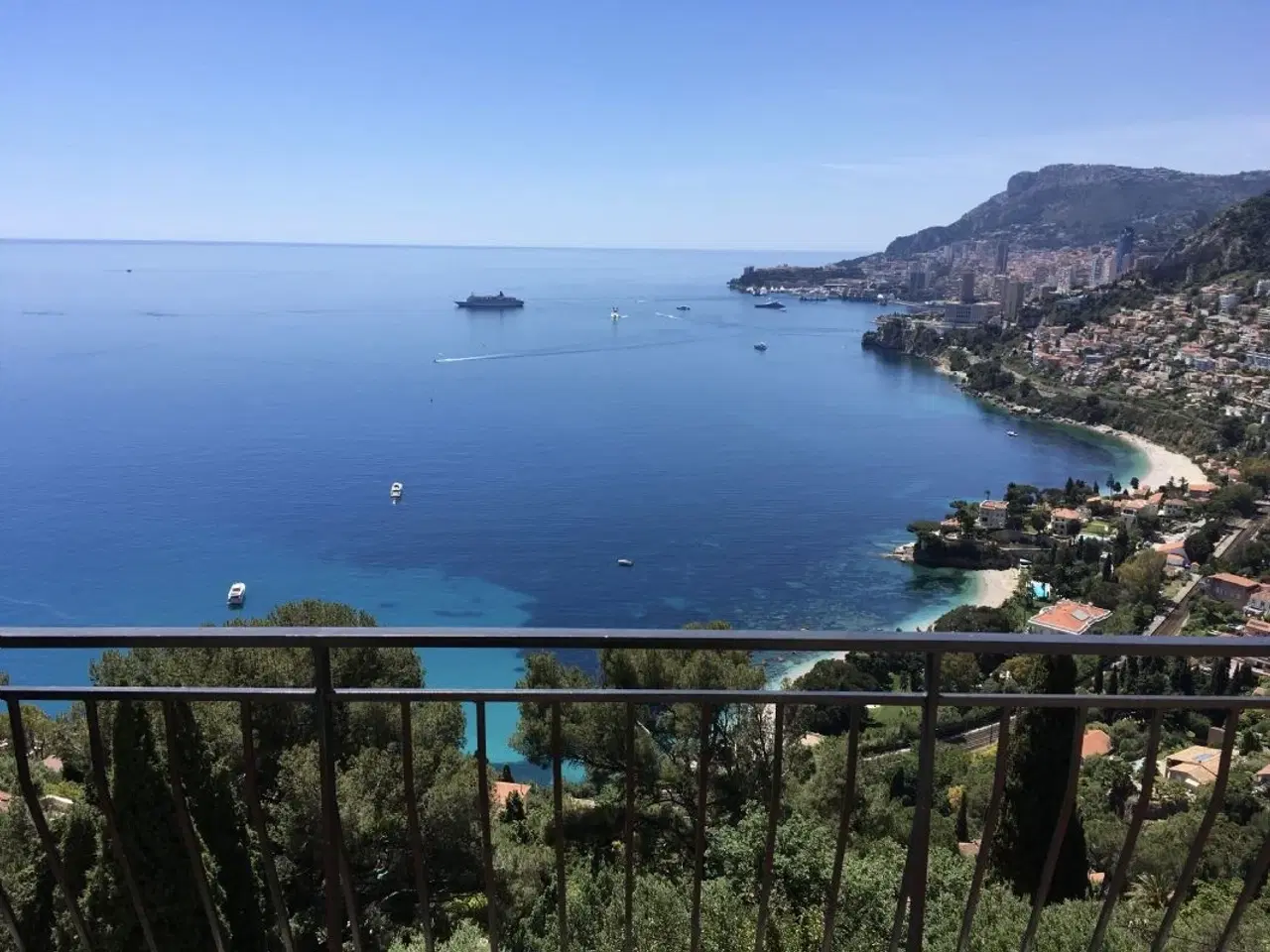 Billede 1 - Ferielejlighed i Roquebrune Cap Martin med storsl�et udsigt over Middelhavet, strand og Monaco