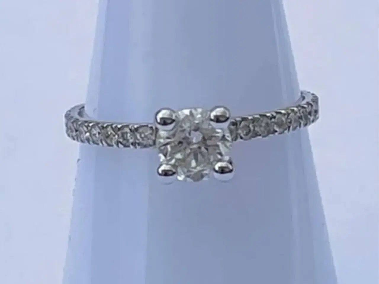 Billede 3 - Ny 1.25Ct Diamant Ring SI1/D i 14K