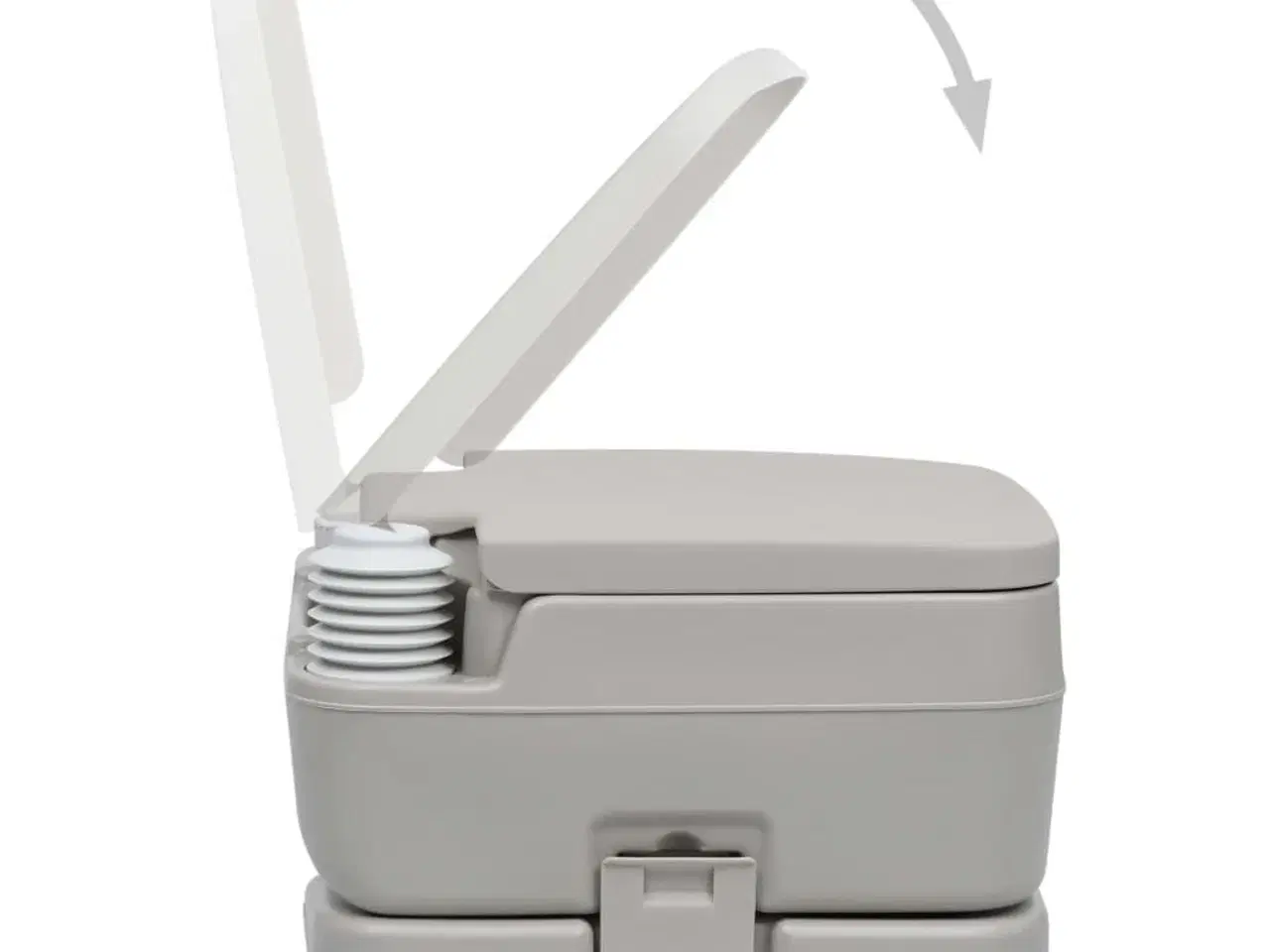 Billede 8 - Transportabelt campingtoilet 10+10 l grå