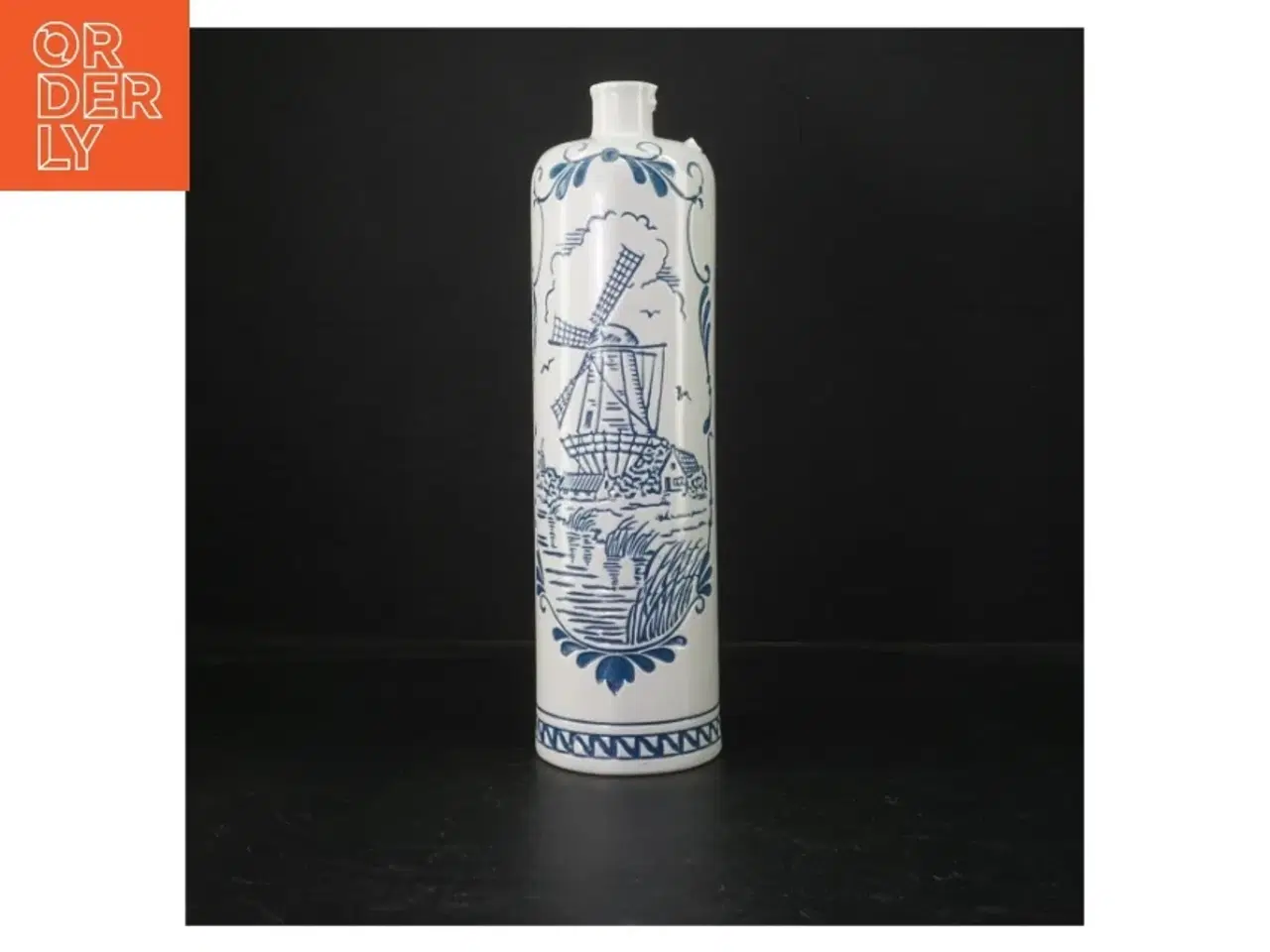 Billede 1 - Flaske med vindmølle design fra Ceramarte Ltda (str. 30 cm)