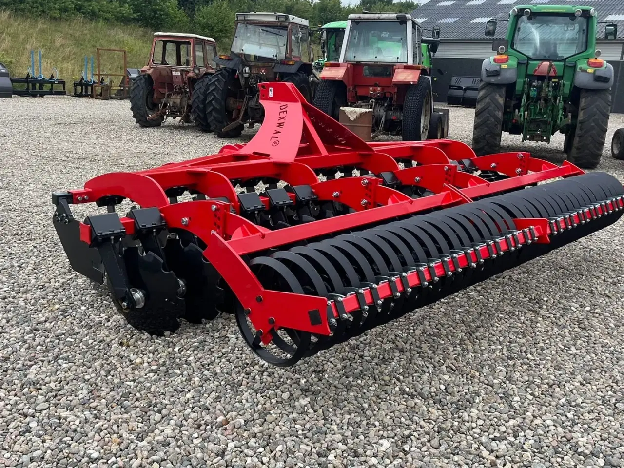 Billede 7 - Dexwal Mamut 4 m Med v-rings pakker og 560mm tallerkner