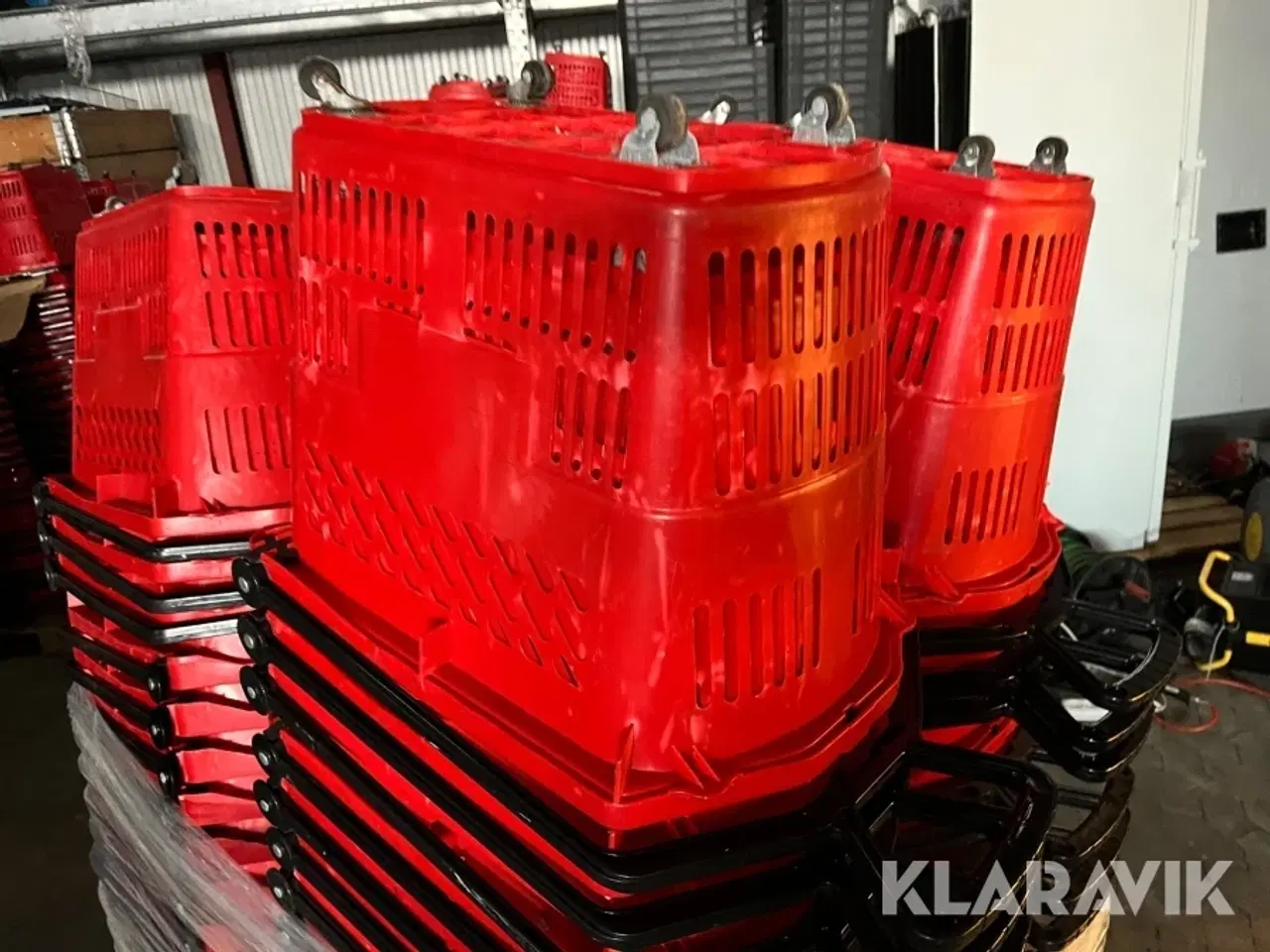 Billede 5 - Indkøbskurve på hjul 1 palle - 110 styk