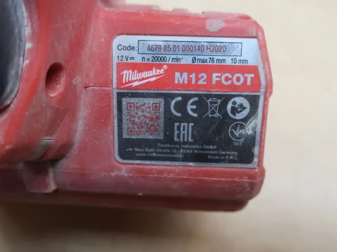 Billede 3 - Multiskæreværktøj MILWAUKEE Model: M 12 FCOT