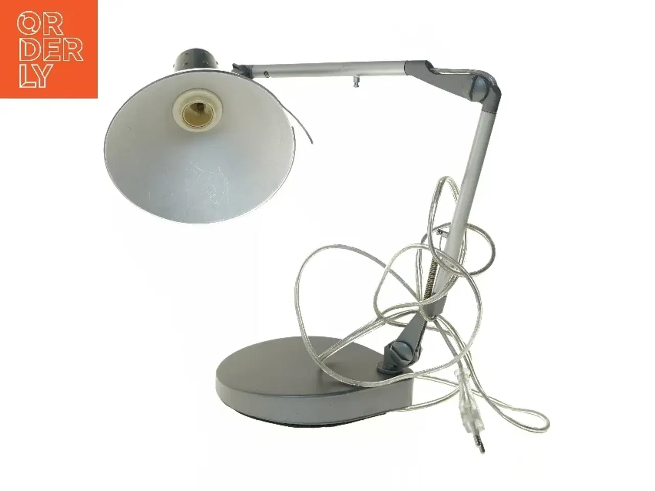 Billede 3 - Grå bordlampe (str. 59 cm)