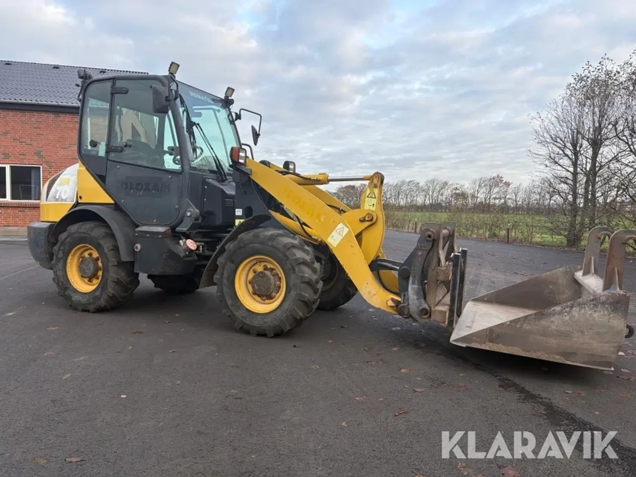 Billede 4 - Minilæsser Komatsu Hanomag WA70-5