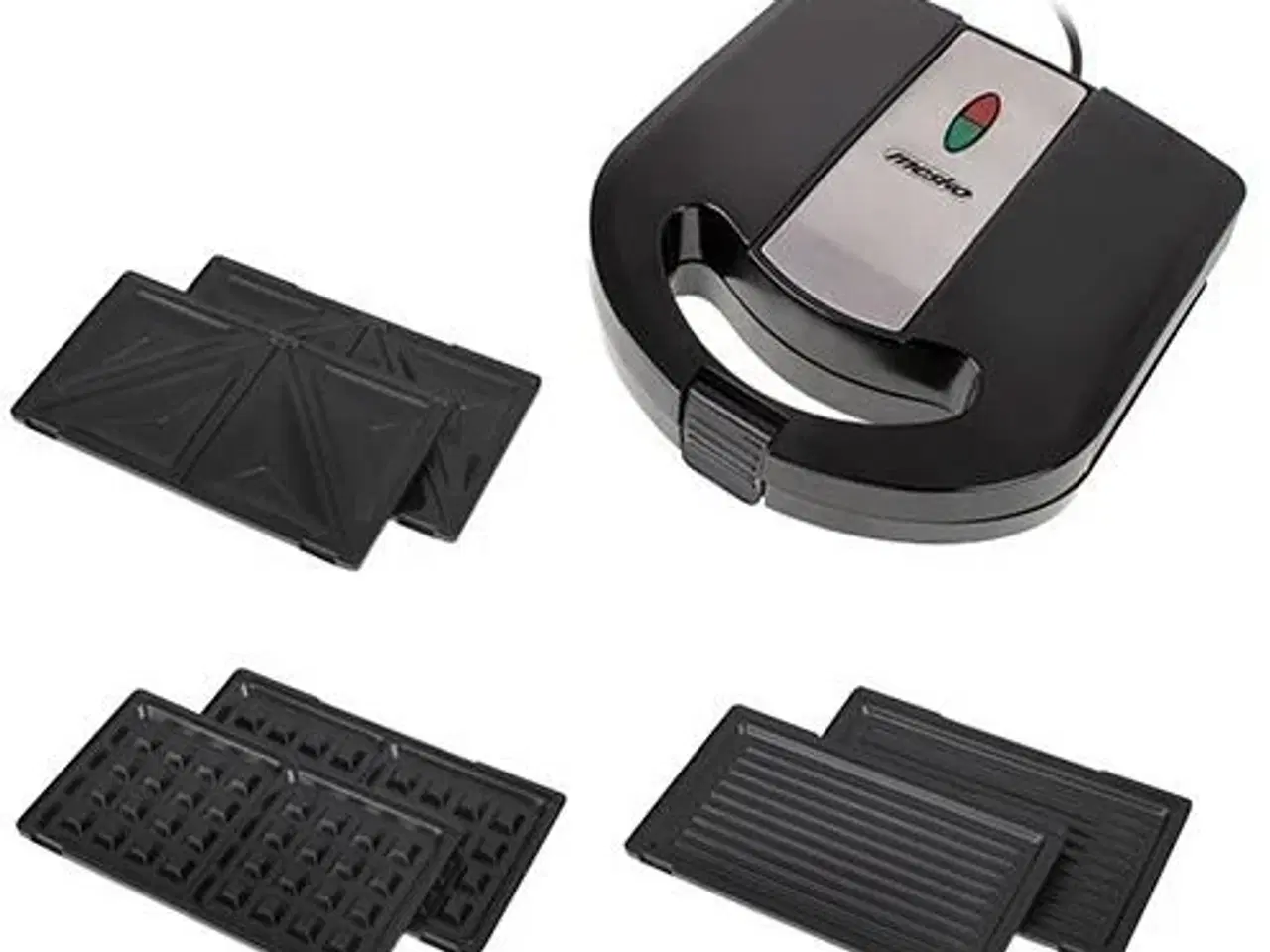 Billede 2 - Toastmaskine Adler Mesko MS 3045 – 1000 W, sort