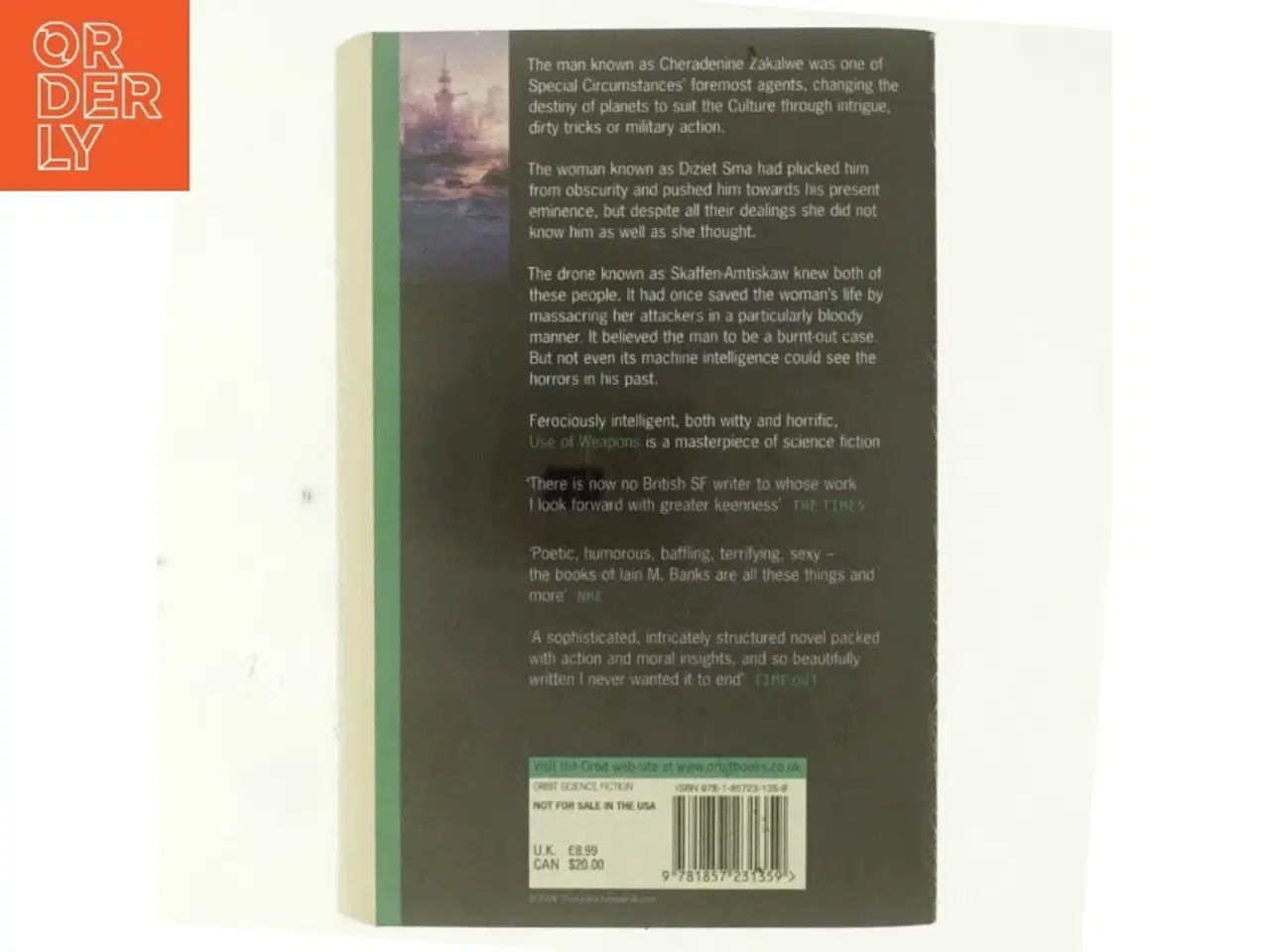 Billede 3 - Use of weapons af Iain Banks (Bog)