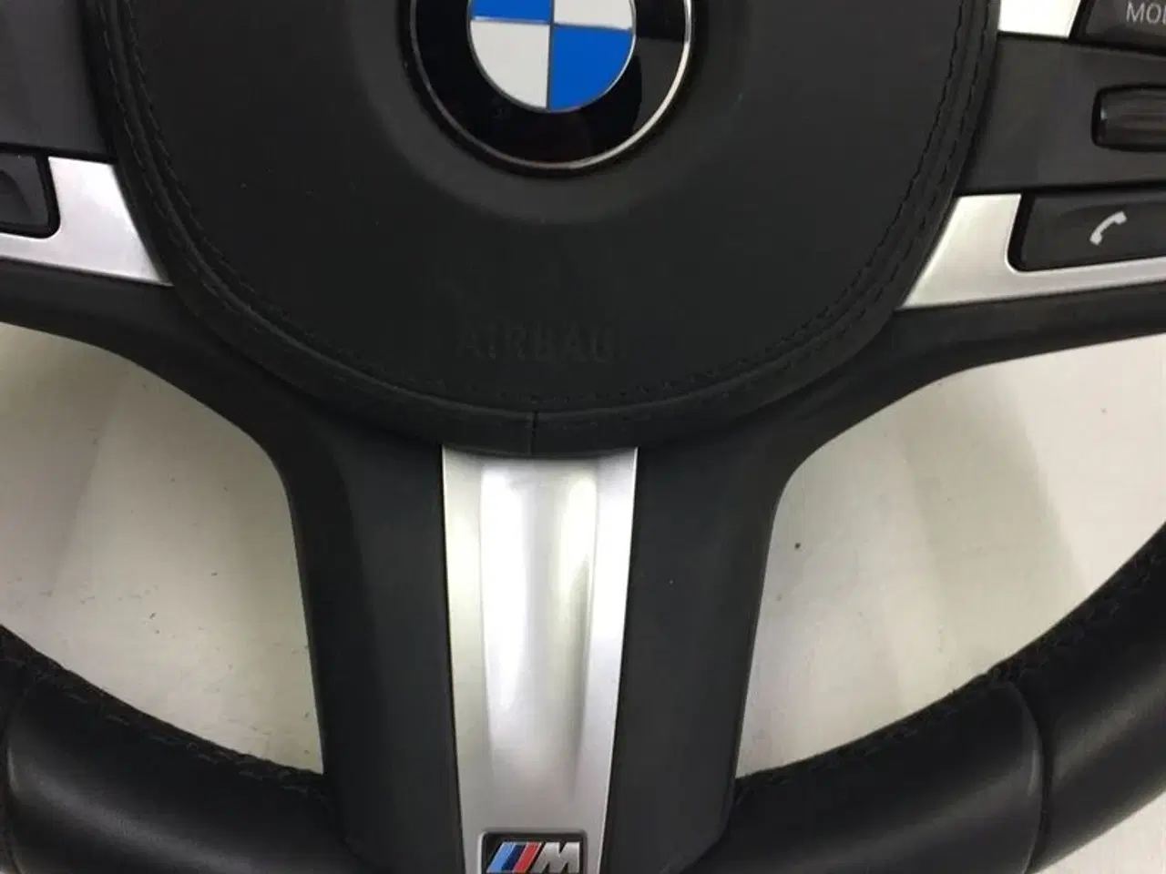 Billede 4 - M Sportsrat læder med paddelshift - BMW ///M-sport (Airbag medfølger) C44482 BMW G11 G12 G30 G31 G32 GT G38 X5 (G05) G15 X7 (G07) G14 G11 LCI G12 LCI