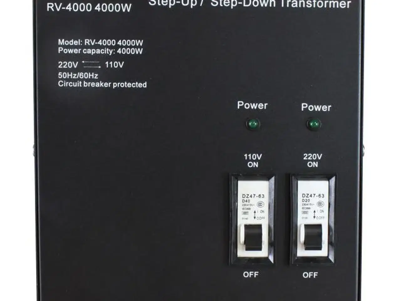 Billede 2 -  230/120 volt 4kw Step-up / Step-down Transformer
