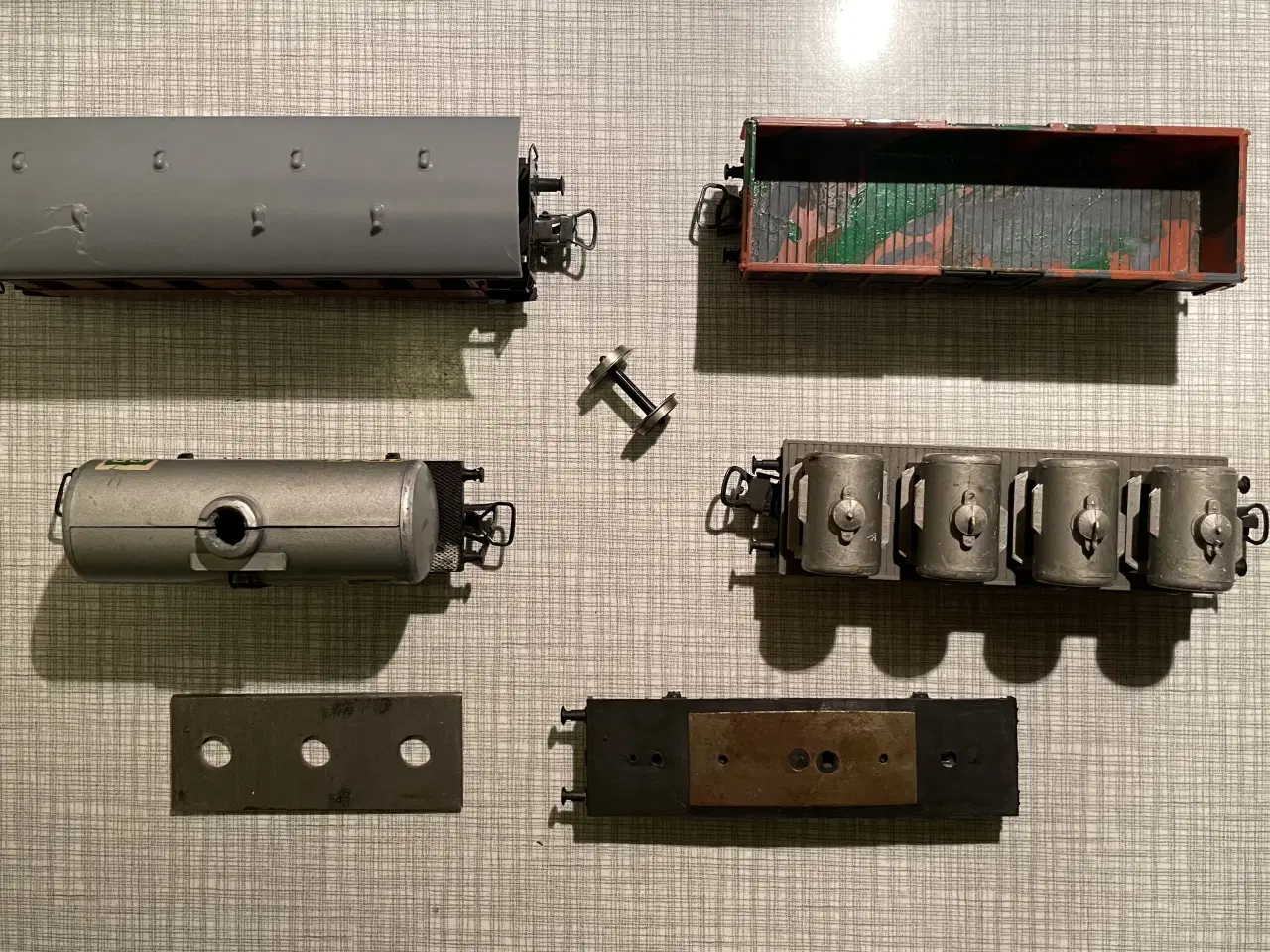 Billede 5 - Lot af bl. vogne til toskinnedrift