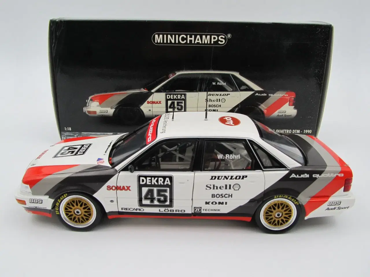 Billede 2 - 1990 Audi V8 Quattro DTM - 1:18 - MINICHAMPS