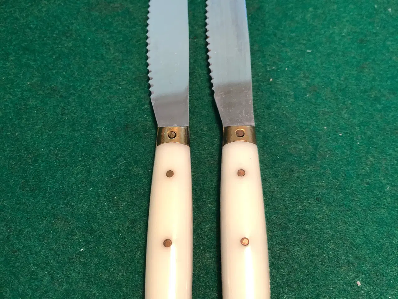Billede 1 - Smørrebrødsknive med hvidt skaft