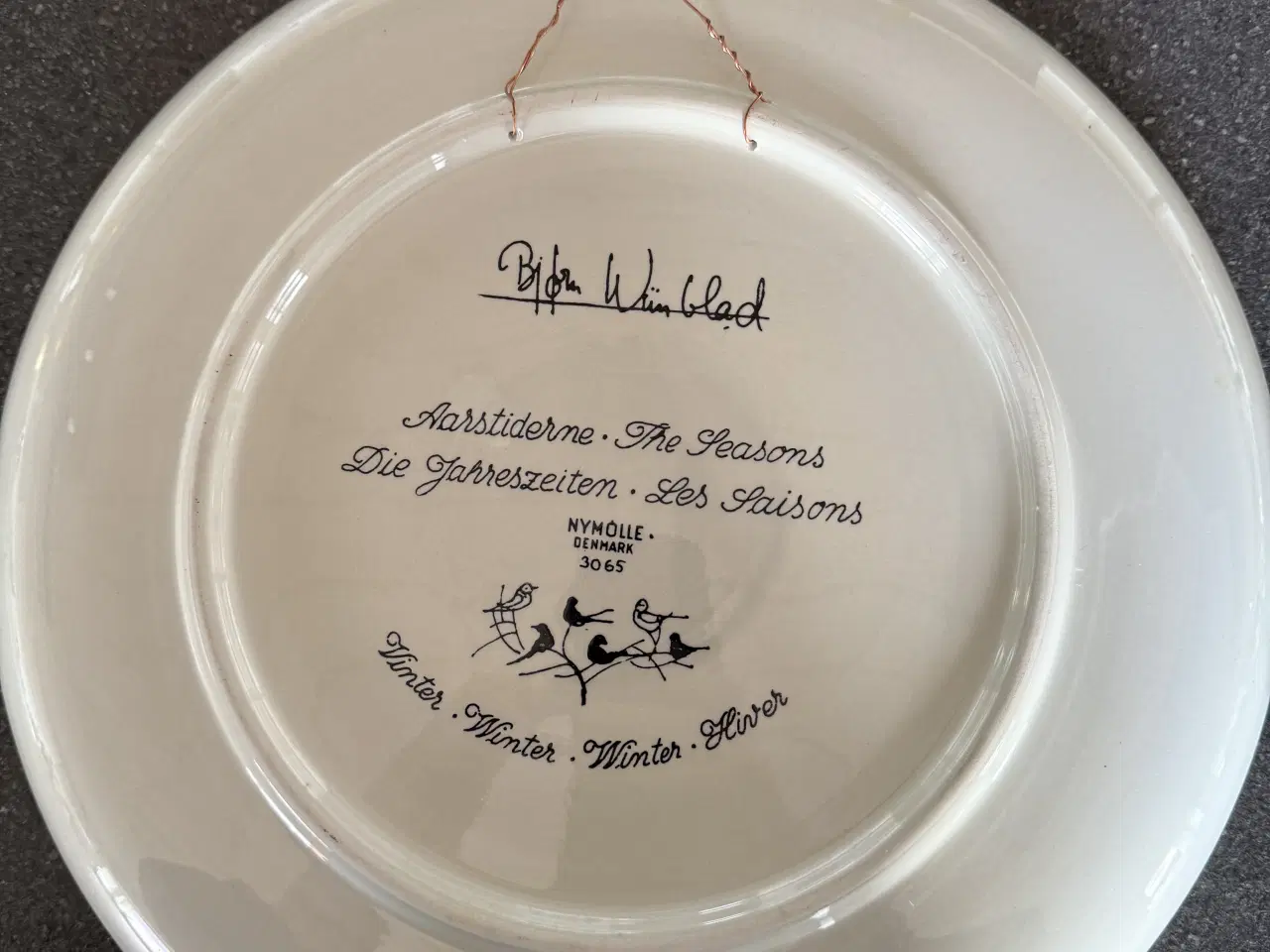 Billede 6 - Bjørn Wiinblad ø35 årstid tallerkner