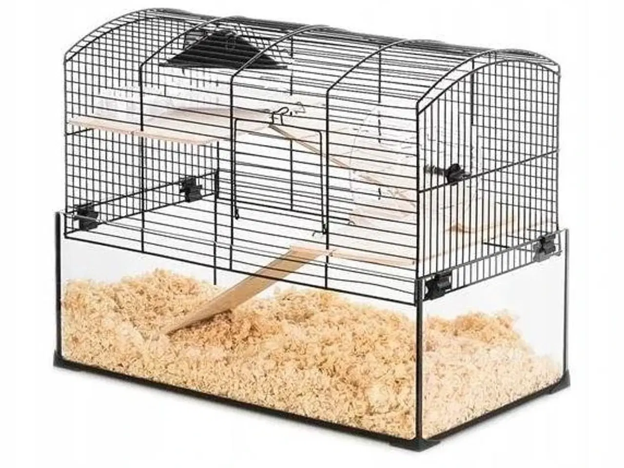 Billede 1 - Smådyrsbur ZOLUX Neo Panas med glaskuvette, sort
