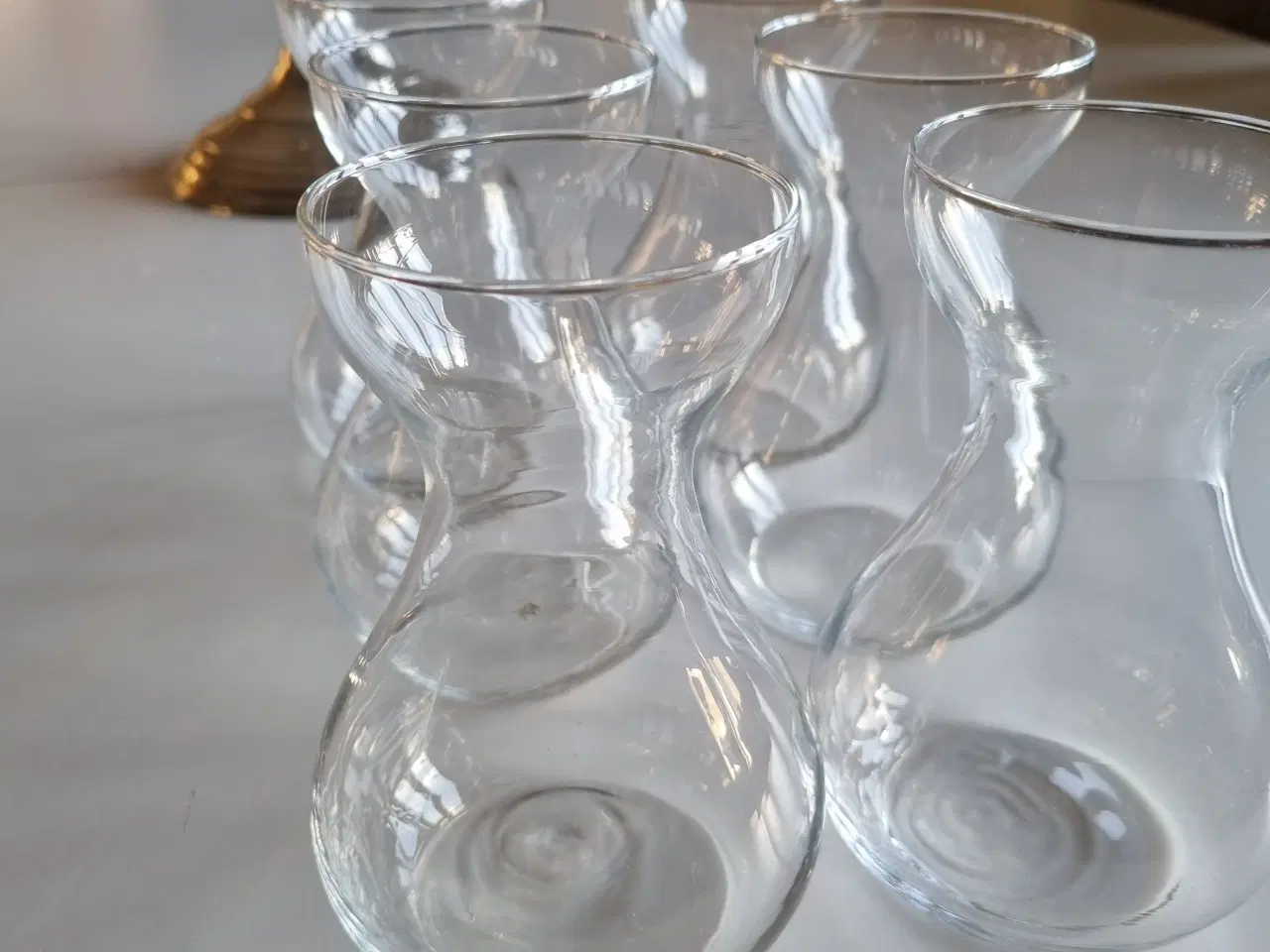 Billede 2 - Hyacintglas i klar glas 14cm.