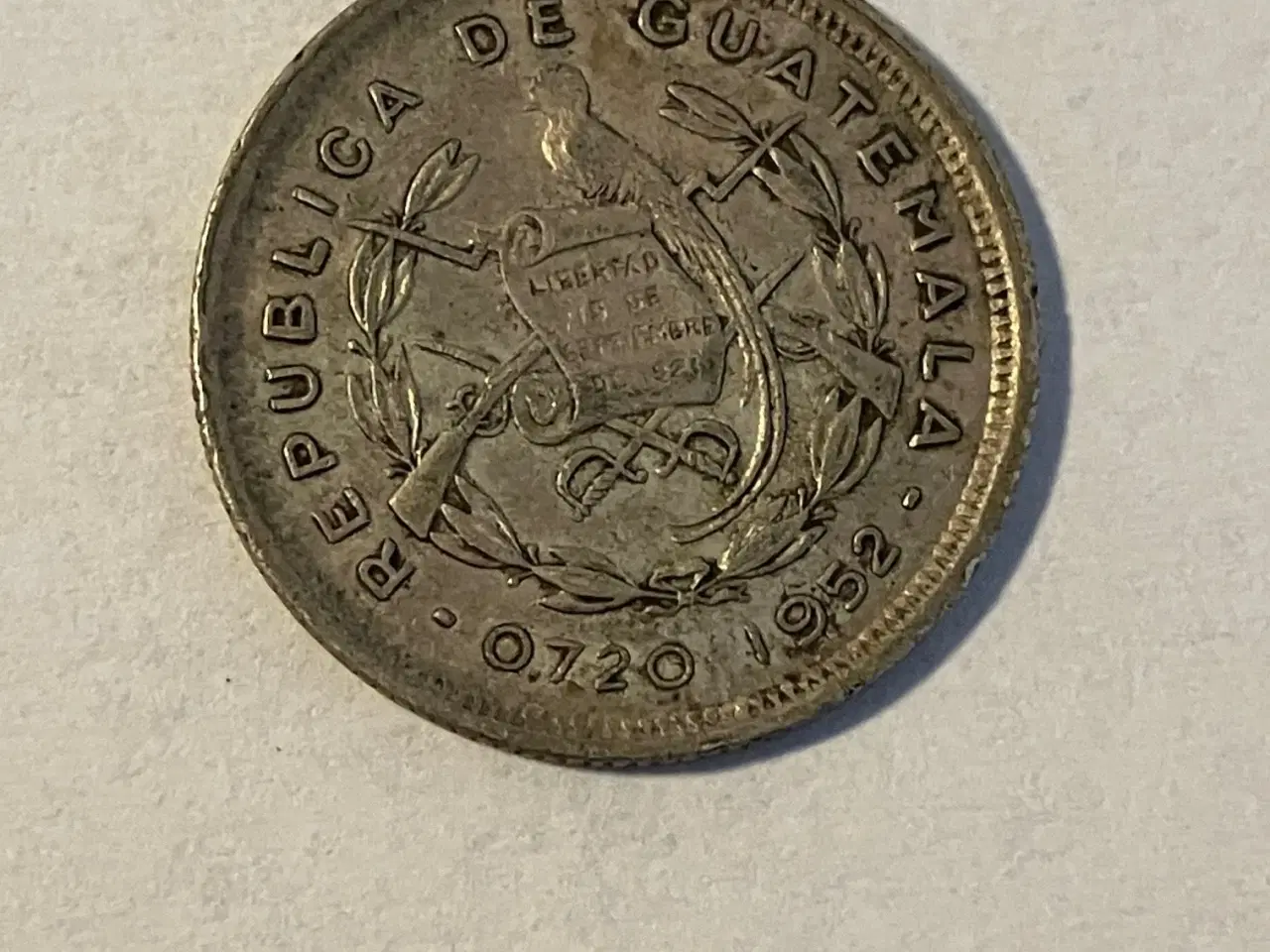 Billede 1 - 10 Centavos Guatemala 1952