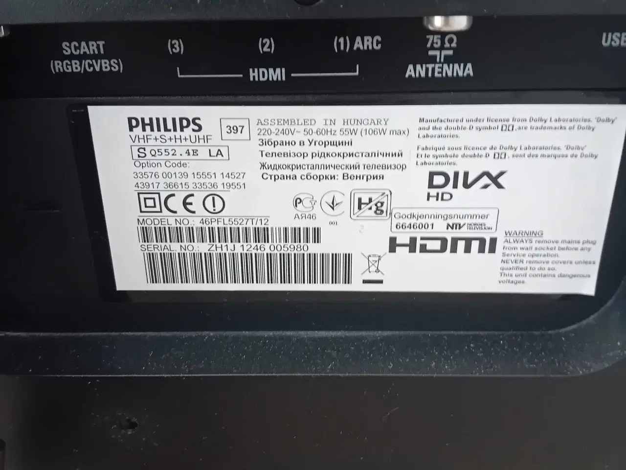 Billede 1 - Fint Philips smart tv