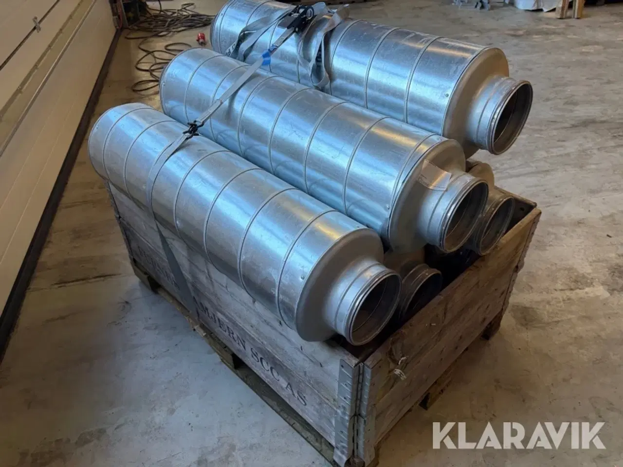 Billede 4 - Lyddæmpere Lindab SLU 160 900 til ventilation 8 styk