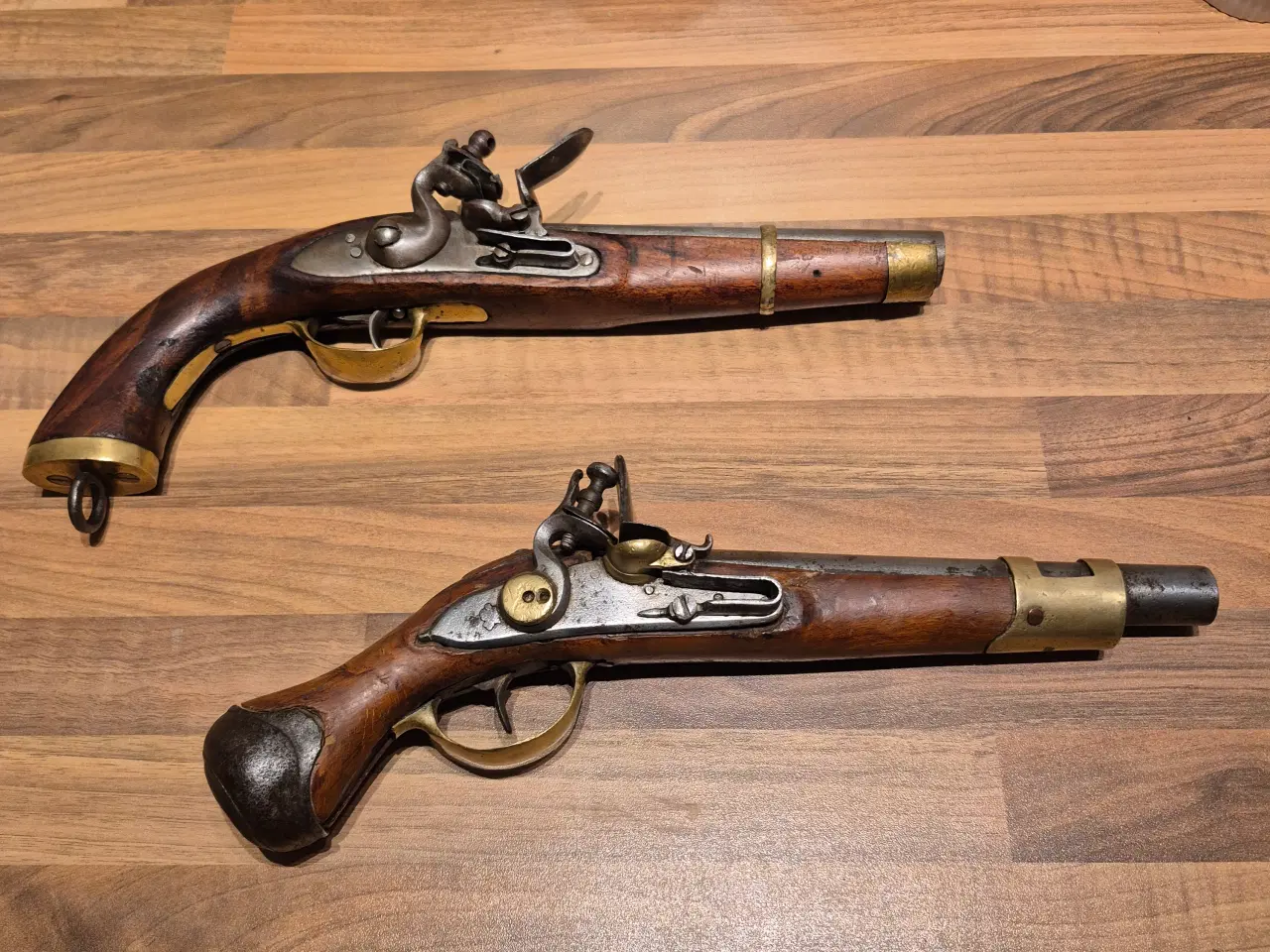 Billede 1 - 0riginale gamle smukke rytter flintepistoler