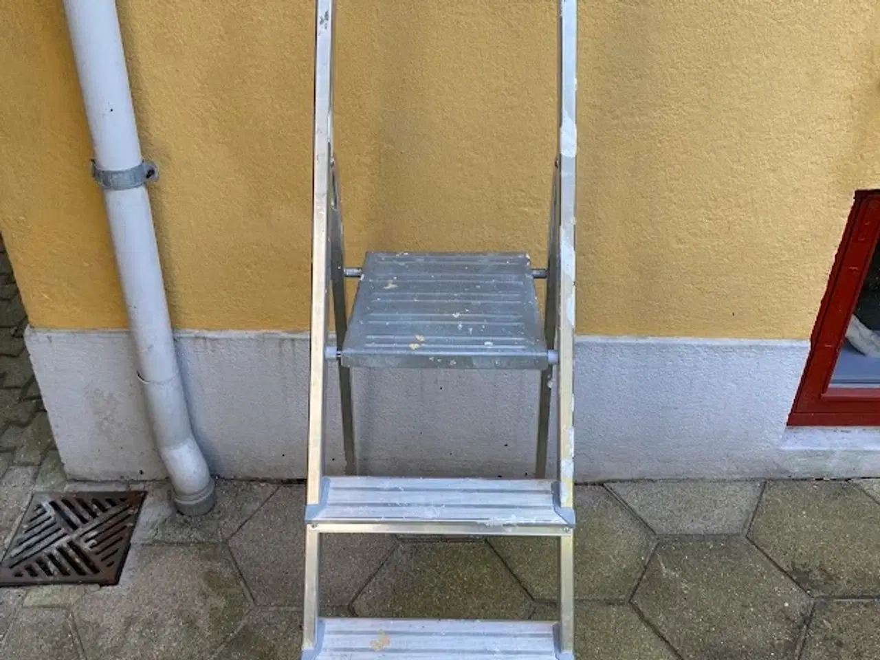 Billede 4 - ⭐️ 4-trins trappestige i aluminium