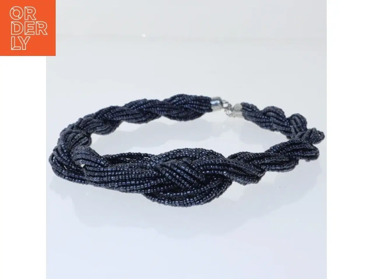 Billede 2 - Perlehalskæde i blå (str. 45 cm)