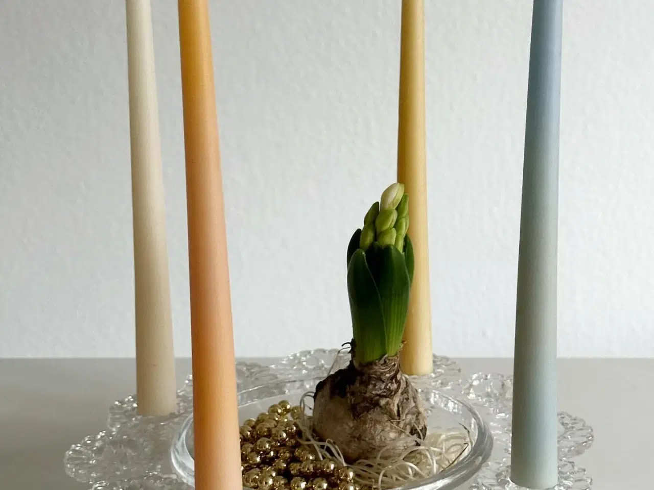 Billede 4 - Dekorationsskål til lys og pynt, klart glas