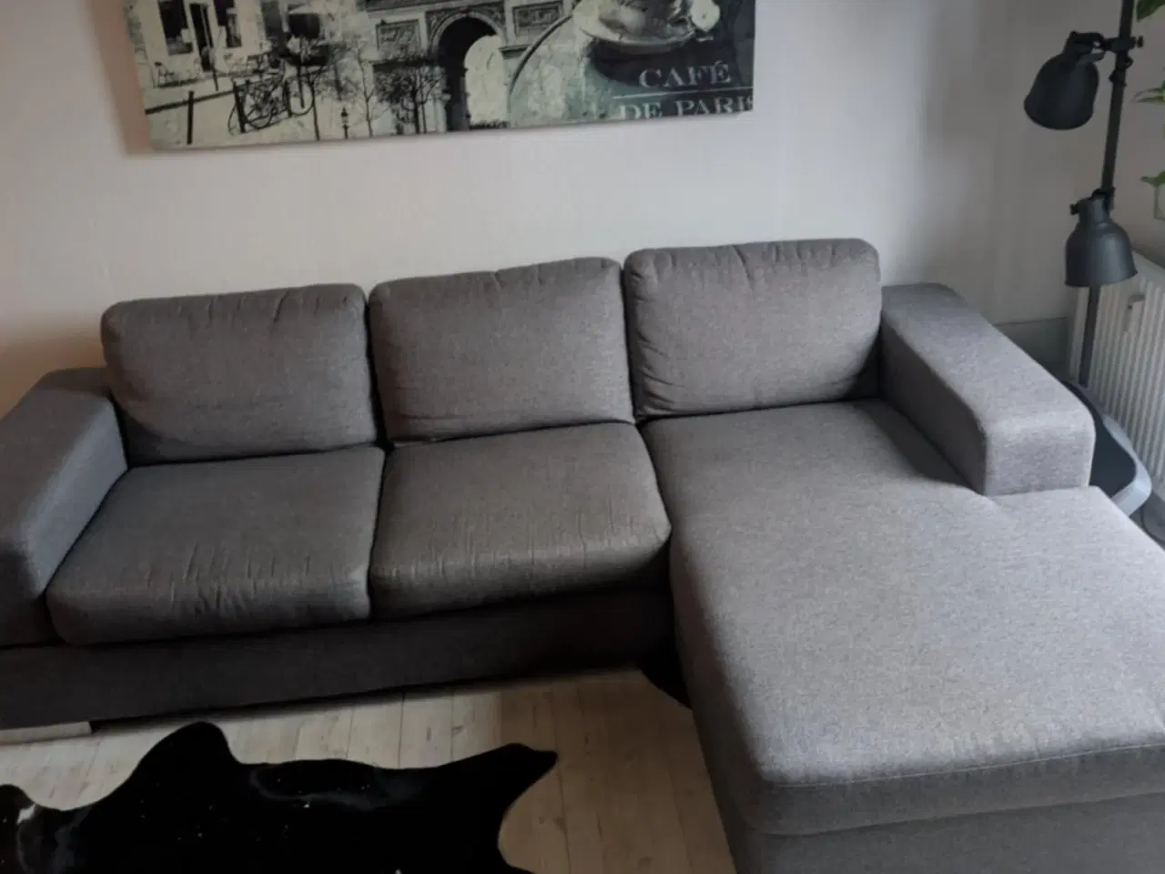 Billede 3 - Sofa med chaiselong 