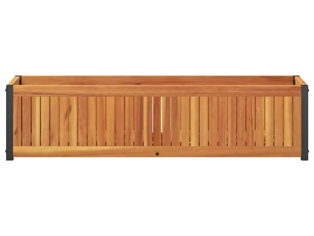 Billede 4 - Plantekasse 110x30x27,5 cm massivt akacietræ og stål