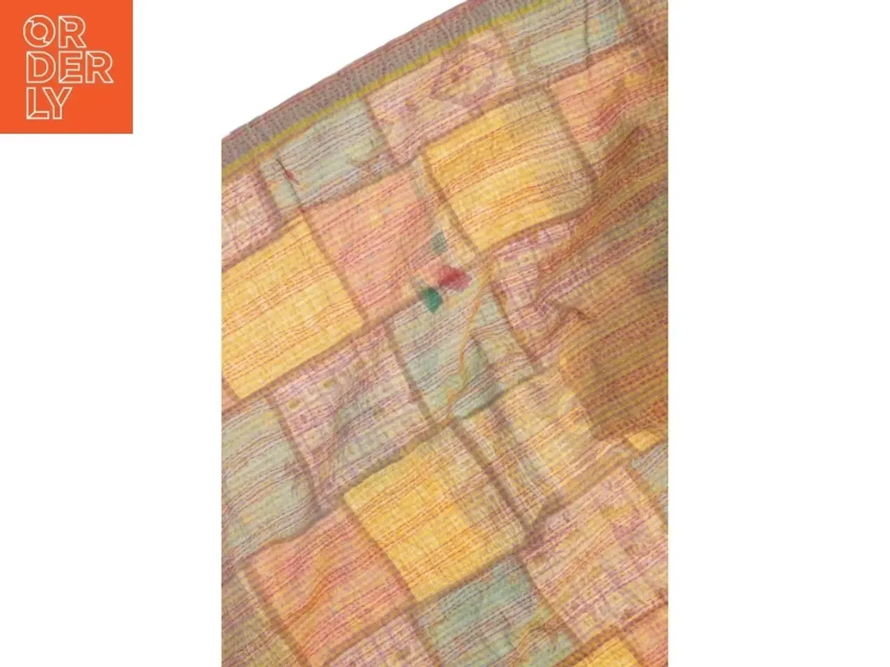 Billede 5 - Farverigt patchwork-tæppe (str. 90x113 cm)