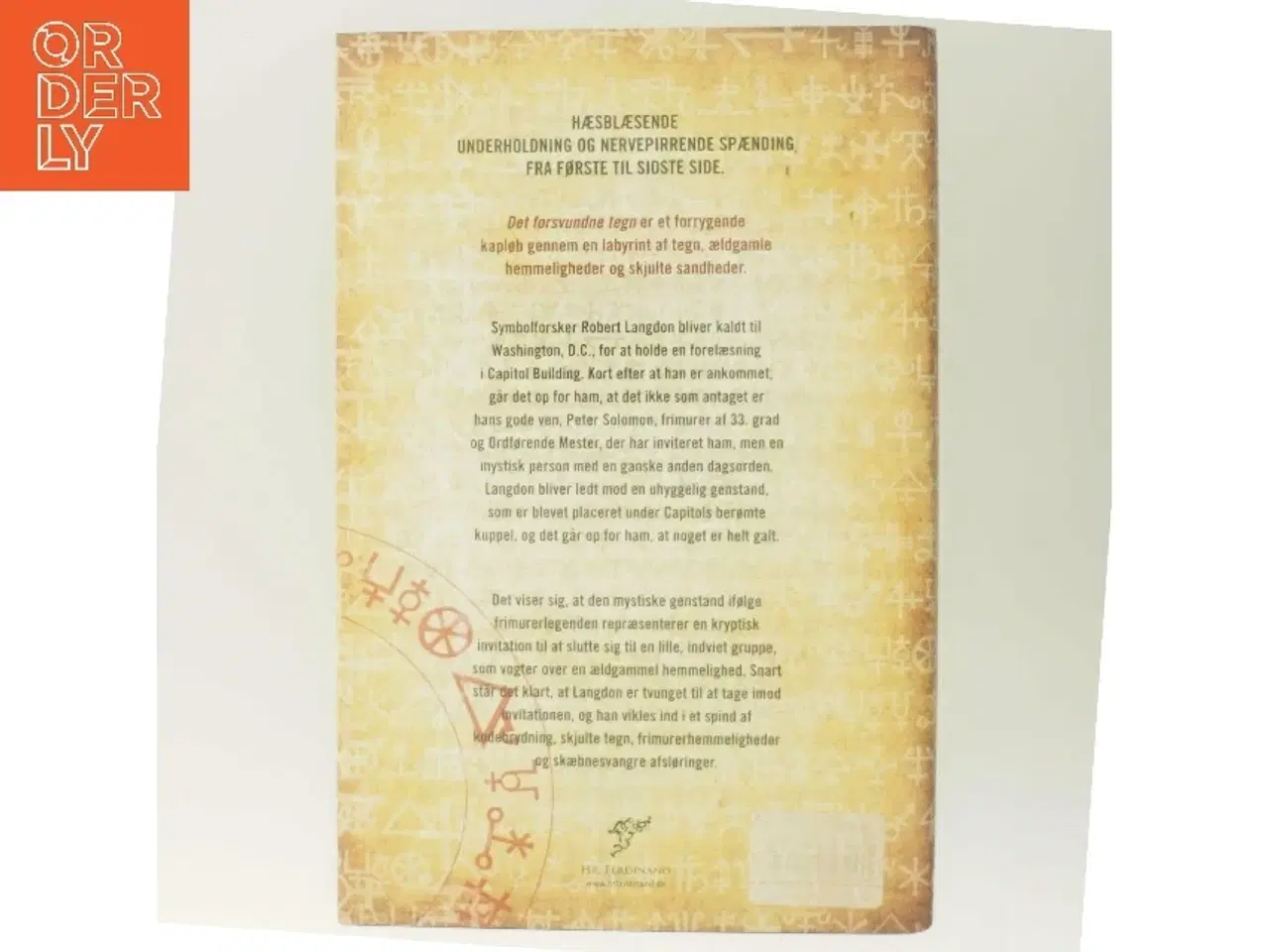 Billede 3 - Det Forsvundne Tegn af Dan Brown (Bog)