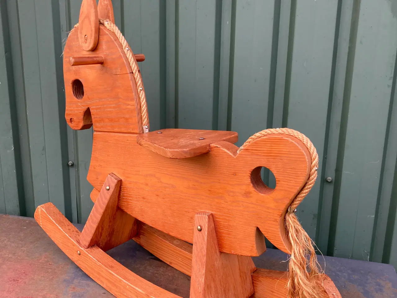 Billede 4 - Gyngehest træ