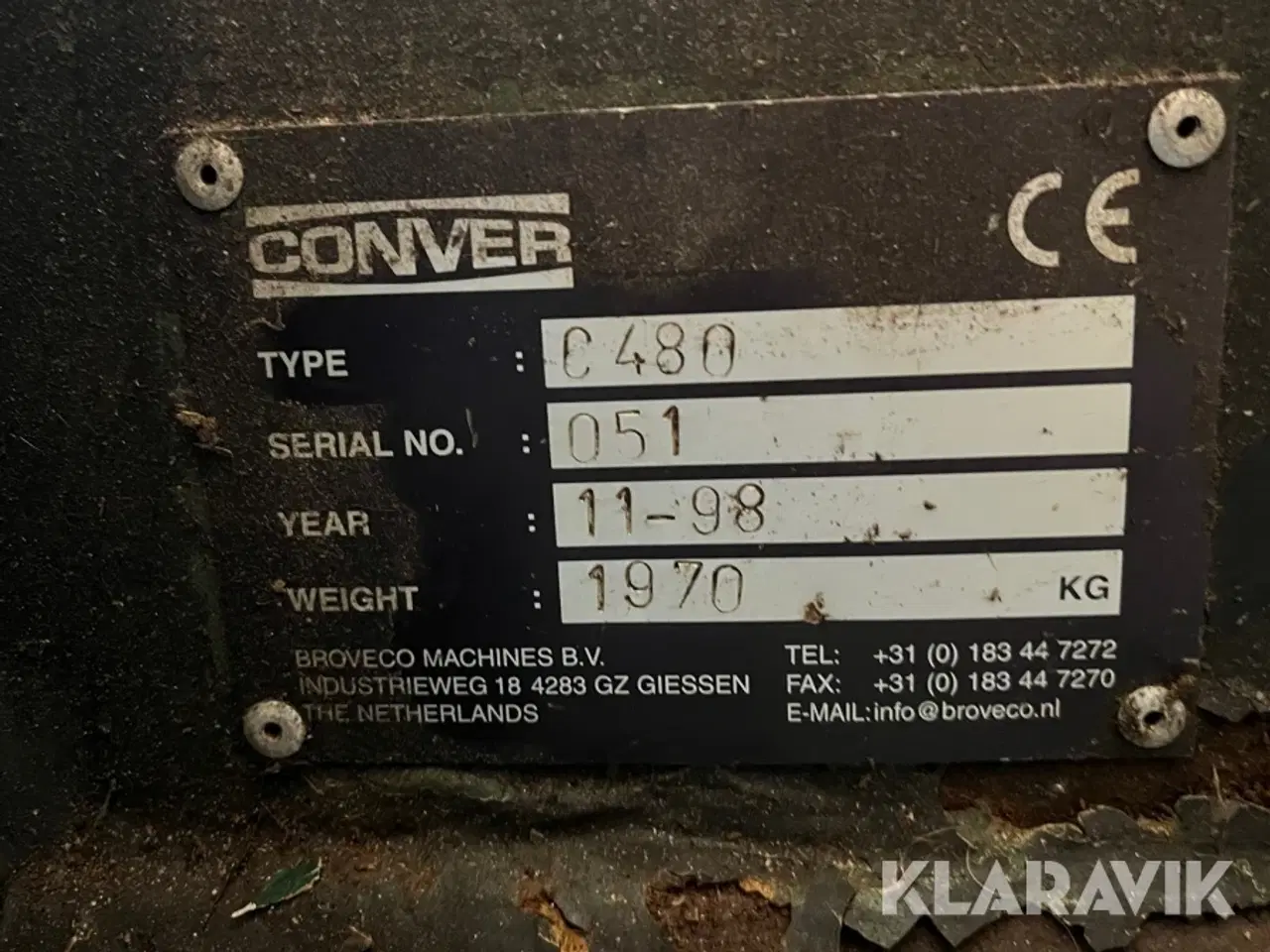 Billede 5 - CONVER C480
