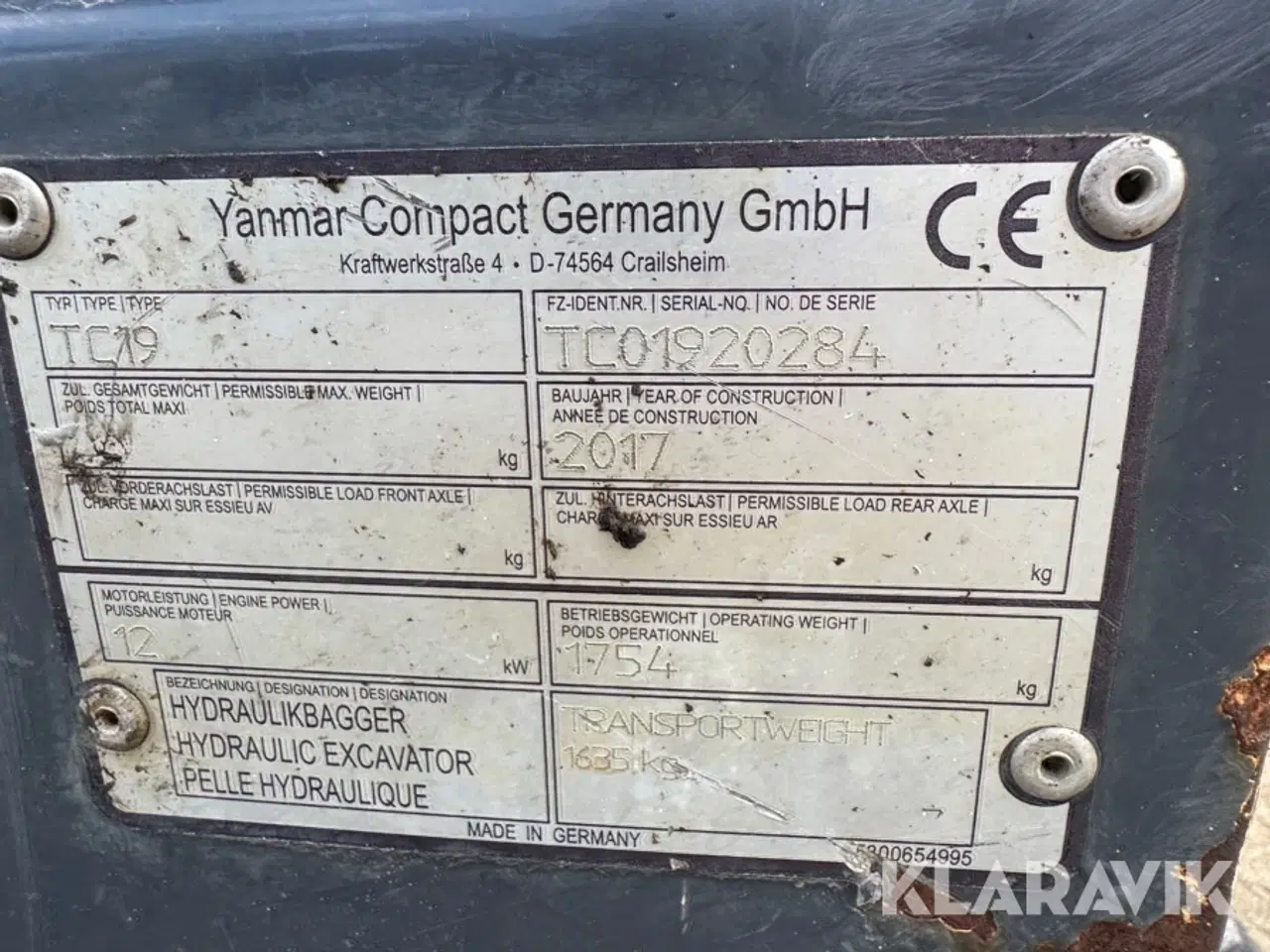 Billede 6 - Gravemaskine Yanmar TC19