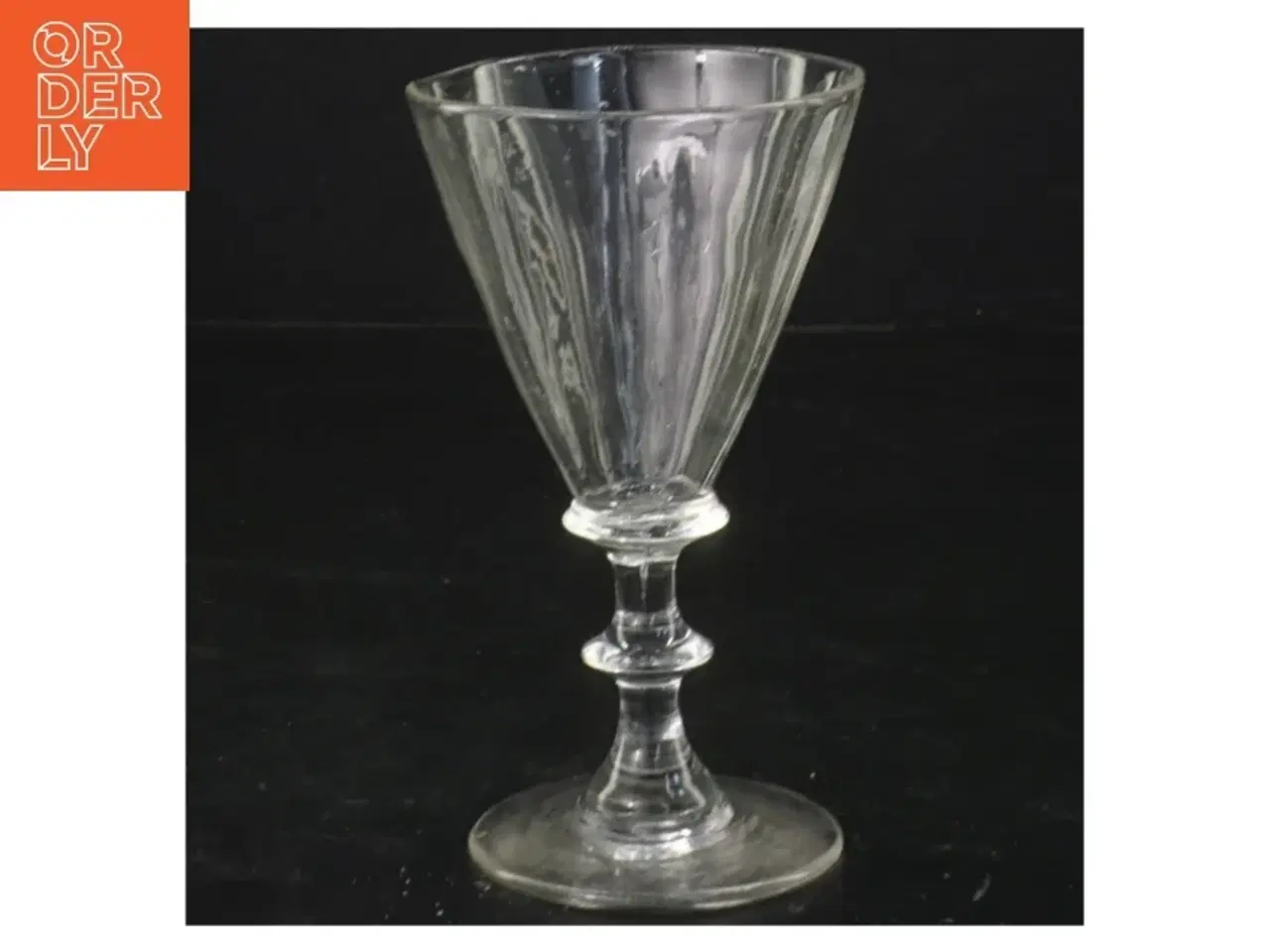 Billede 1 - Drikkeglas på fod (str. 13x7,5 cm)