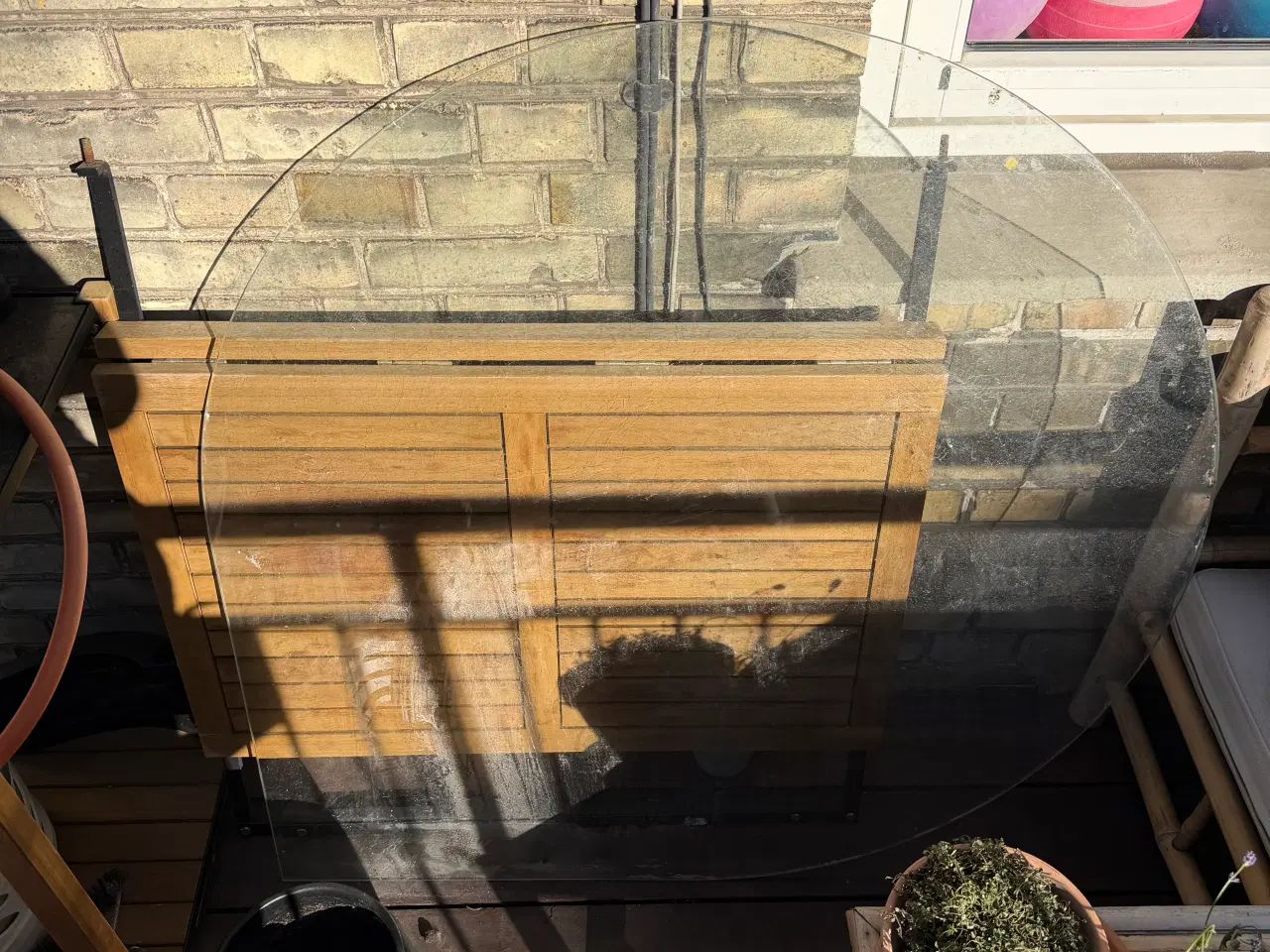 Billede 1 - Glasplade til under pejse 