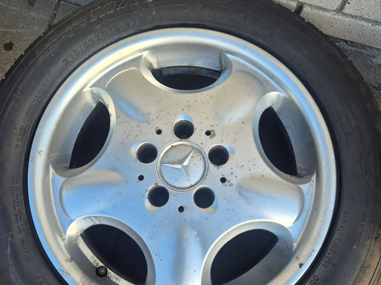 Billede 1 - 16" merceded fælge med dæk