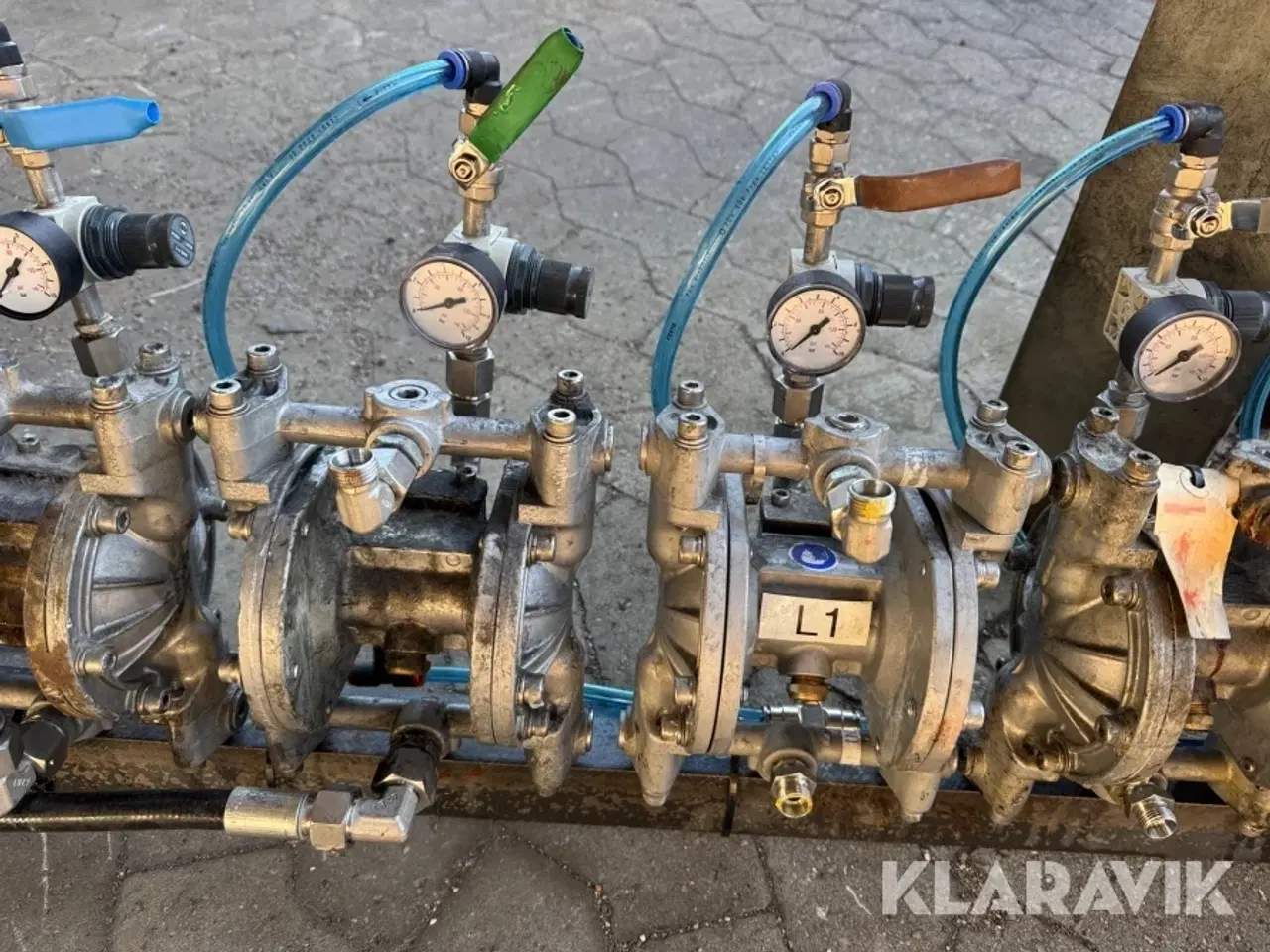 Billede 7 - manifold-setup med 8 styk membranpumper