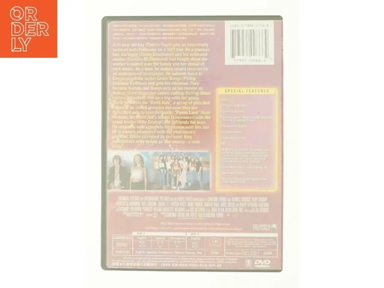Billede 2 - Almost famous fra DVD