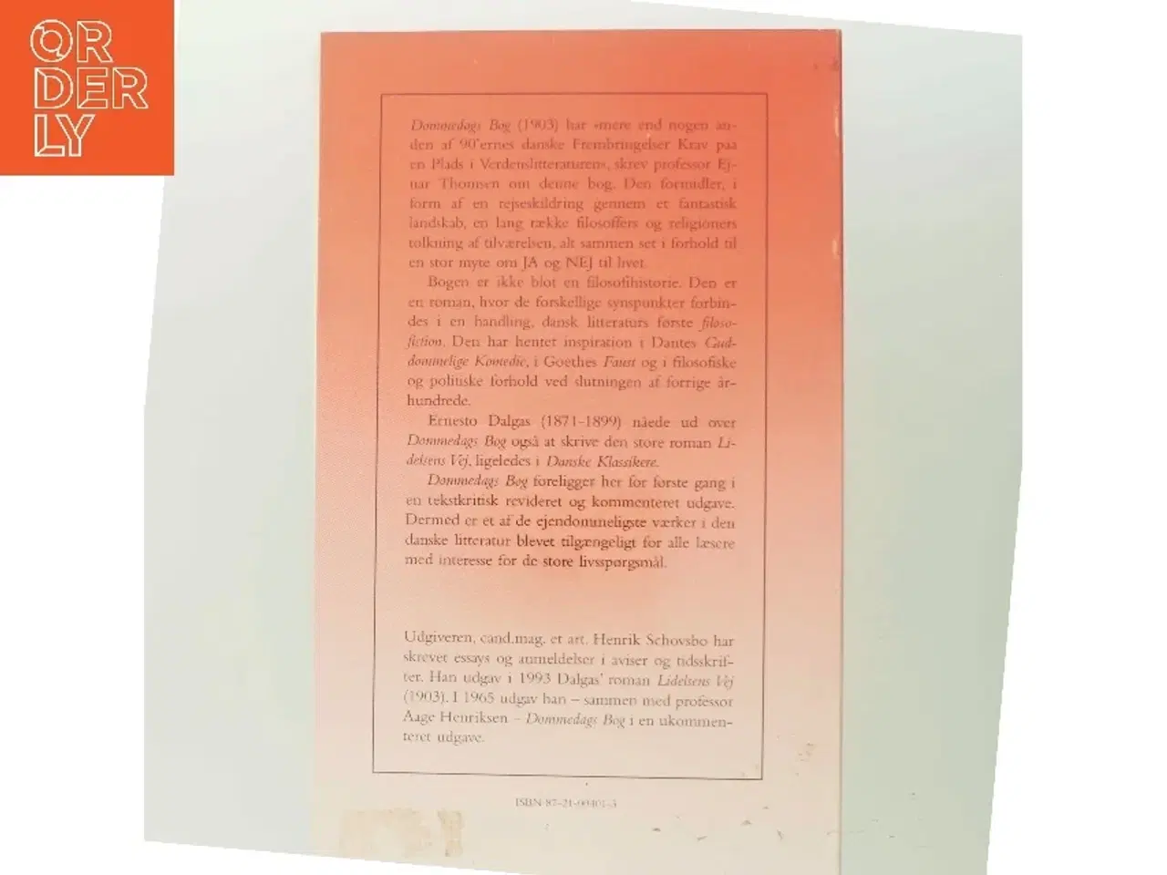 Billede 3 - Dommedags Bog af Ernesto Dalgas (Bog) fra Borgen