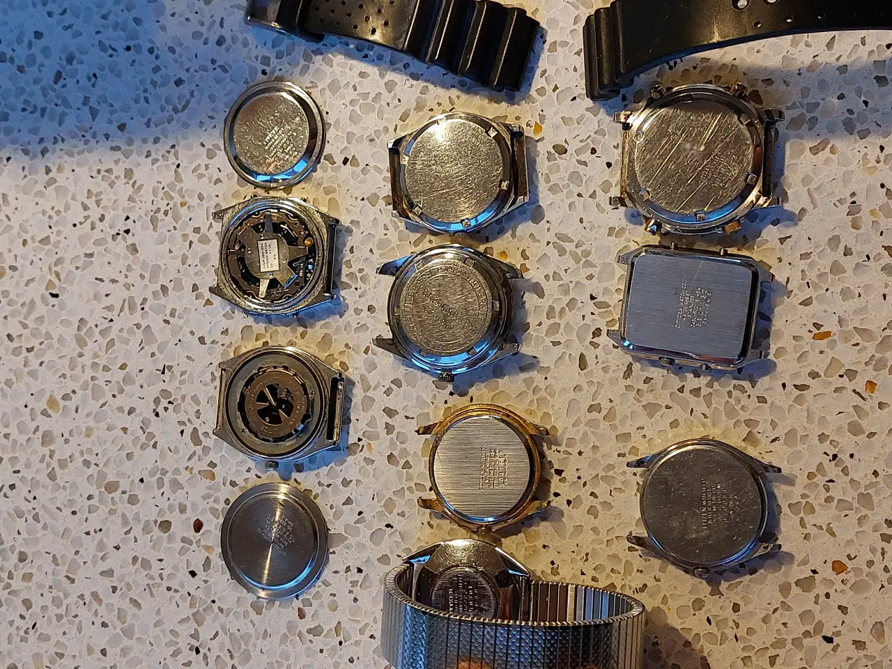 Billede 2 - 9 defekte vintage herreure - Seiko og Citizen