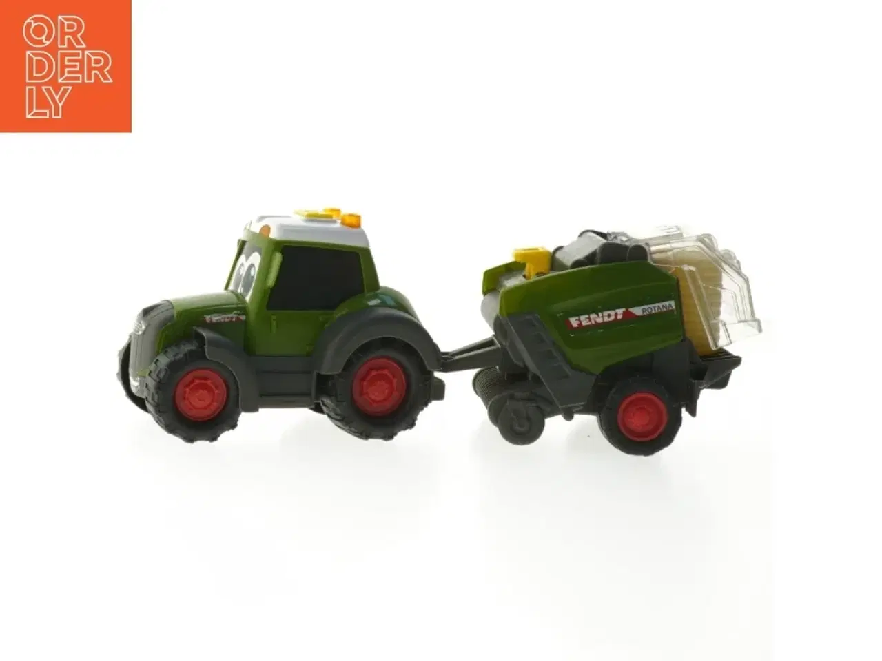 Billede 1 - Legetøjstraktor med anhænger fra Fendt (str. 28 cm)
