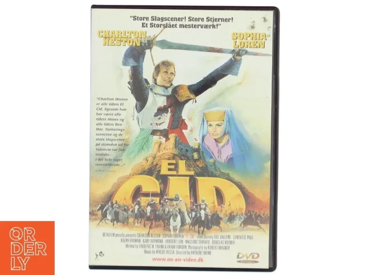 Billede 1 - El Cid DVD fra on-air-video.dk