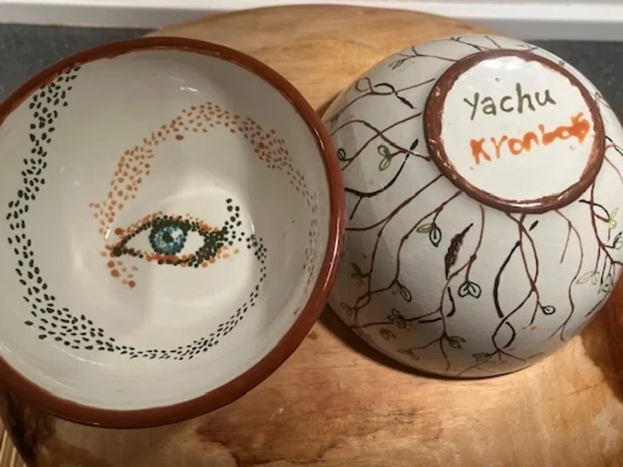 Billede 10 - 2 stk. Unika Keramikskåle fra Kronborg-gallerierne