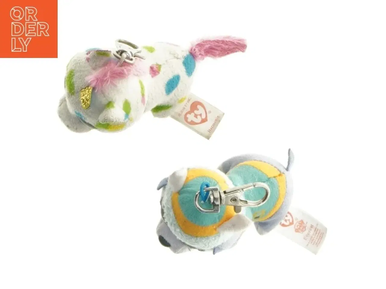 Billede 2 - Nøgleringe med bamser fra Ty (str. 9 x 9 x 4 cm)