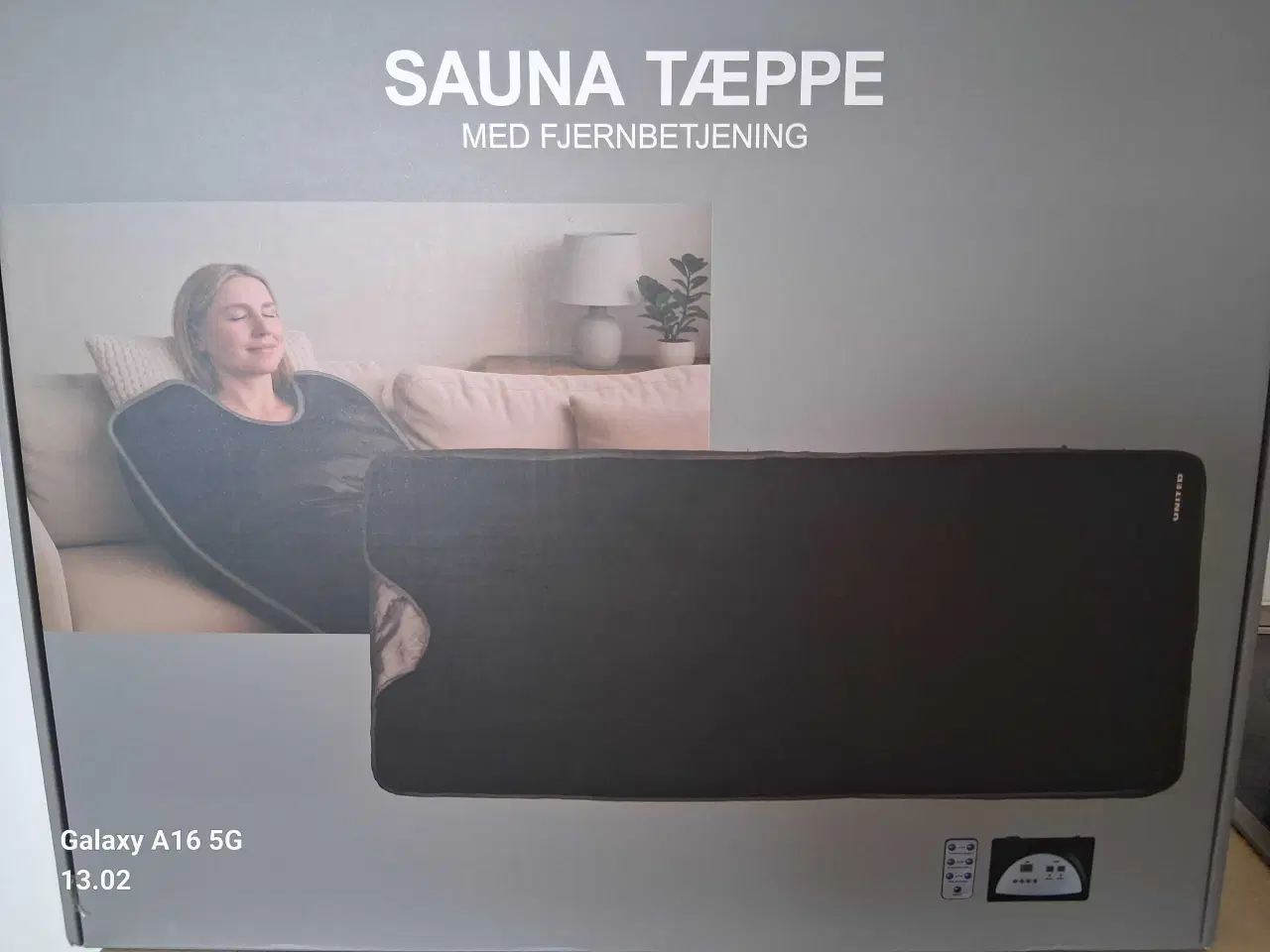 Billede 1 - Infarød Saunatæppe