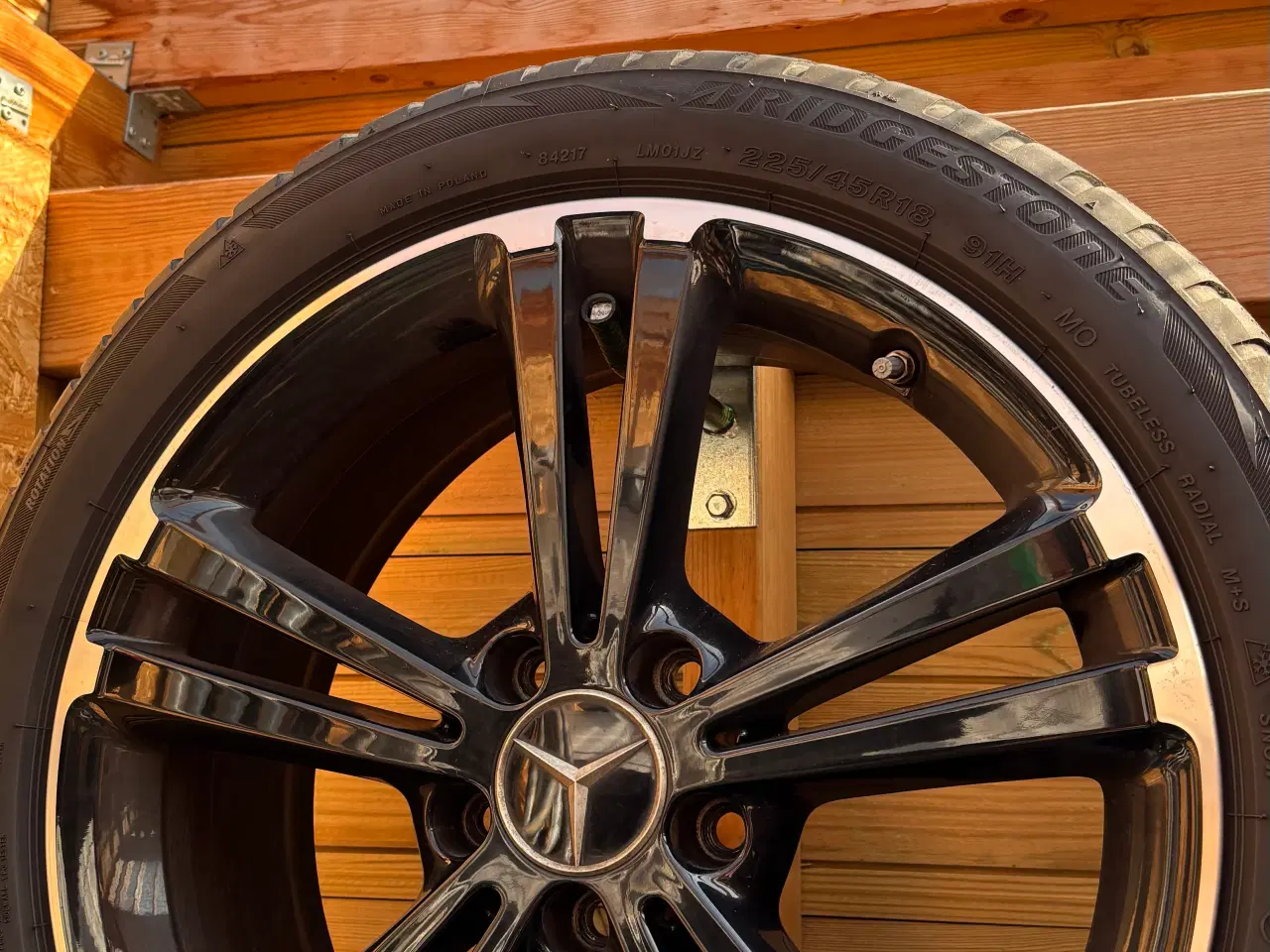 Billede 4 - Originale 18” Mercedes fælge med vinterdæk